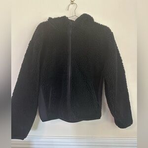 Aritzia  Tna Therpa  Zip Up Hoodie Jacket Women Black Size Medium
